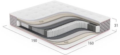 MOON MEDIC Comfort S 866 матрас 160x190
